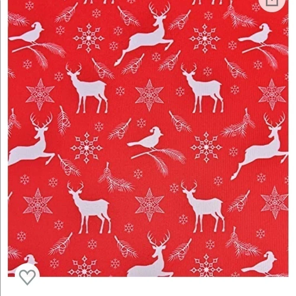 tablecloth Christmas Rectangle -Waterproof Washable Polyester (60 x 84 inch) NEW